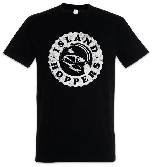 Urban Backwoods Print-Shirt Island Hoppers Logo Herren T-Shirt Tom Tv Selle günstig online kaufen