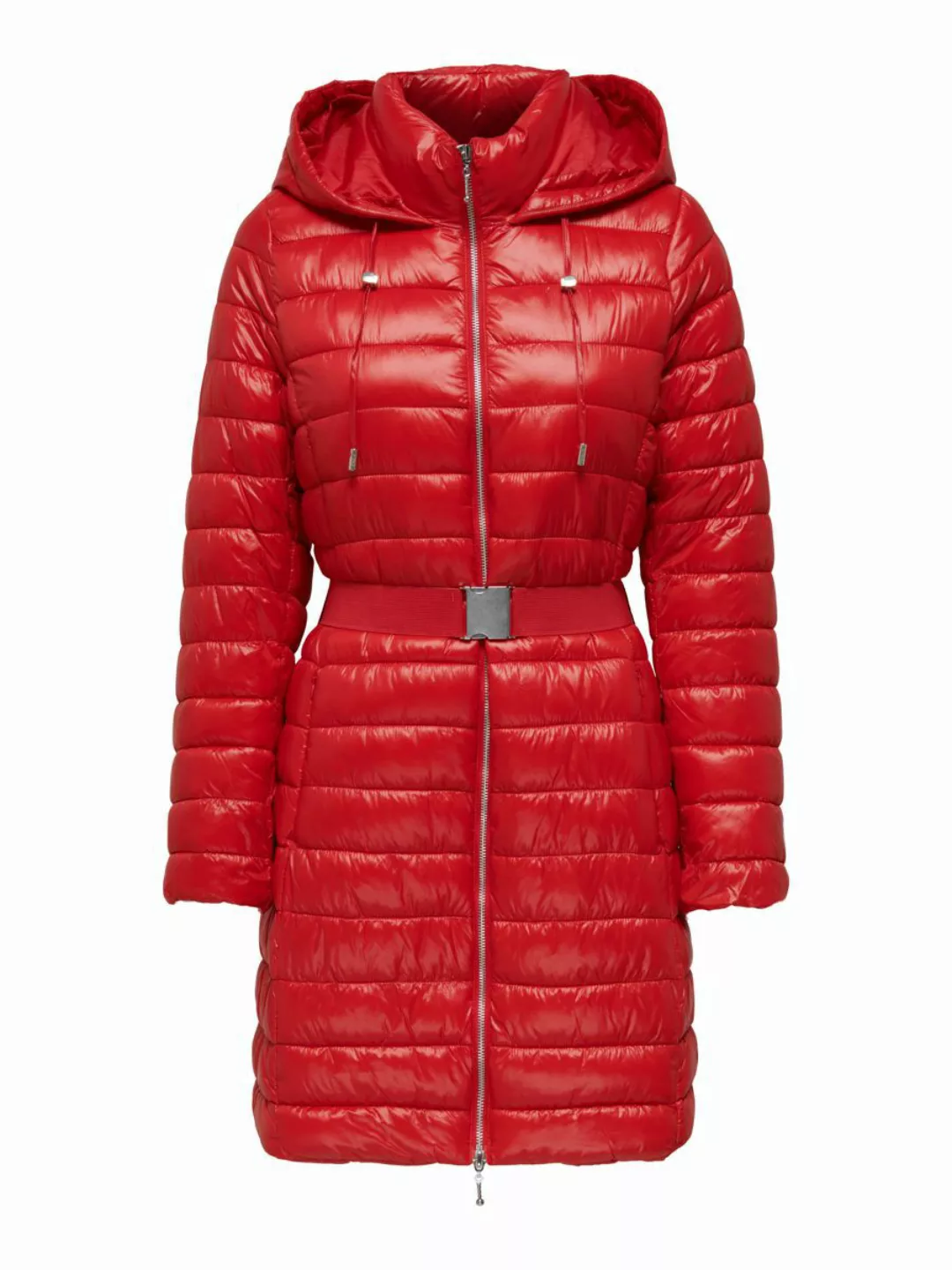 ONLY Stepp Gürtel Mantel Damen Rot günstig online kaufen