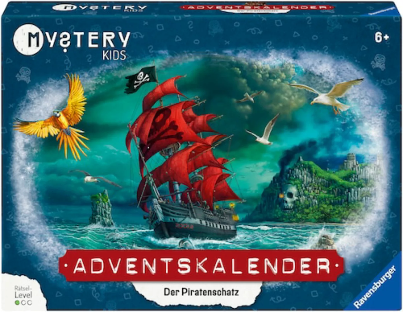 Ravensburger Spielzeug-Adventskalender »Mystery kids - Der Piratenschatz«, günstig online kaufen