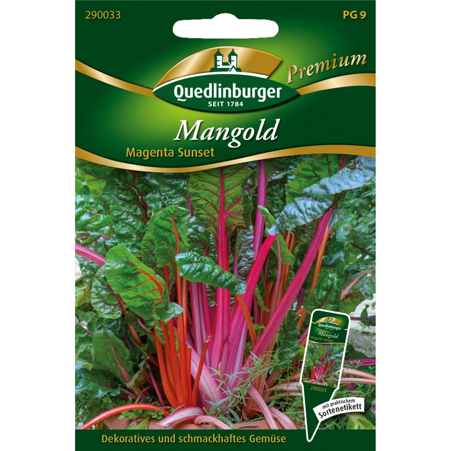 Quedlinburger Mangold Magenta Sunset Loses Saatgut günstig online kaufen