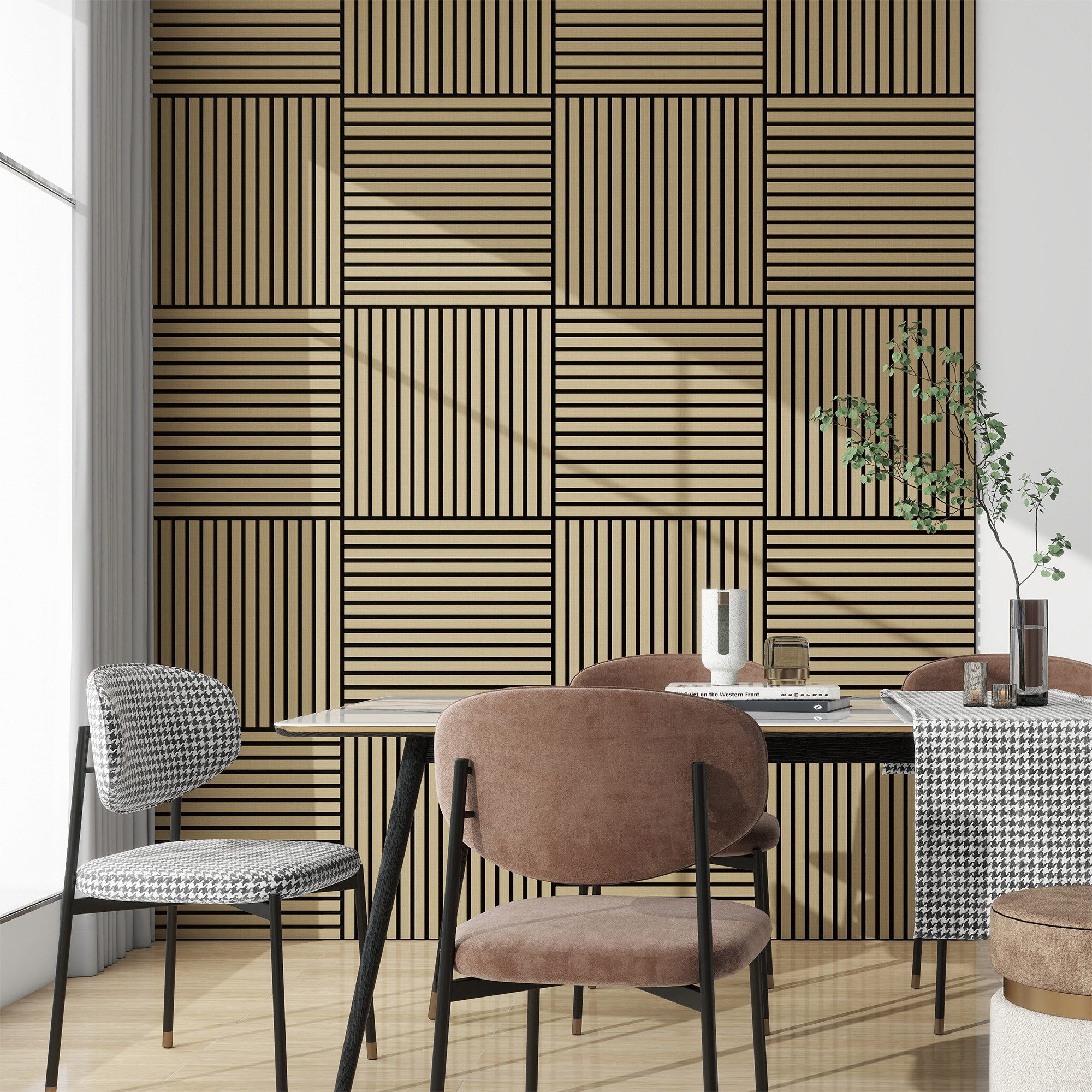 neu.holz 3D Wandpaneel, BxL: 60x60 cm, günstig online kaufen