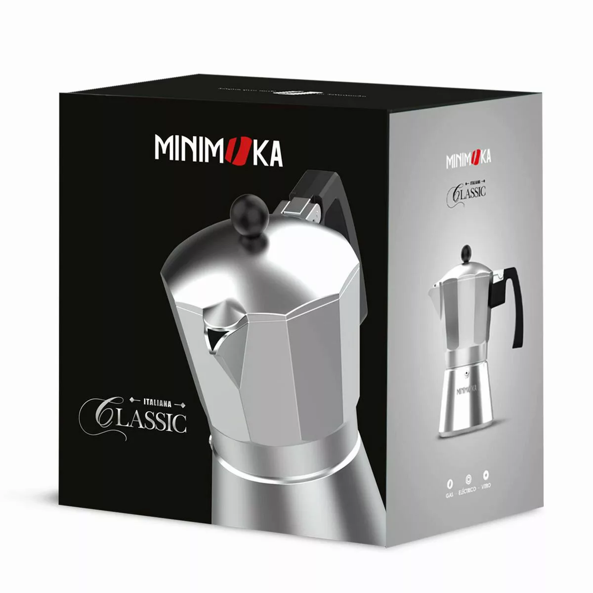 Italienische Kaffeemaschine Taurus Kcp9009 9t Mini Moka Silberfarben Alumin günstig online kaufen