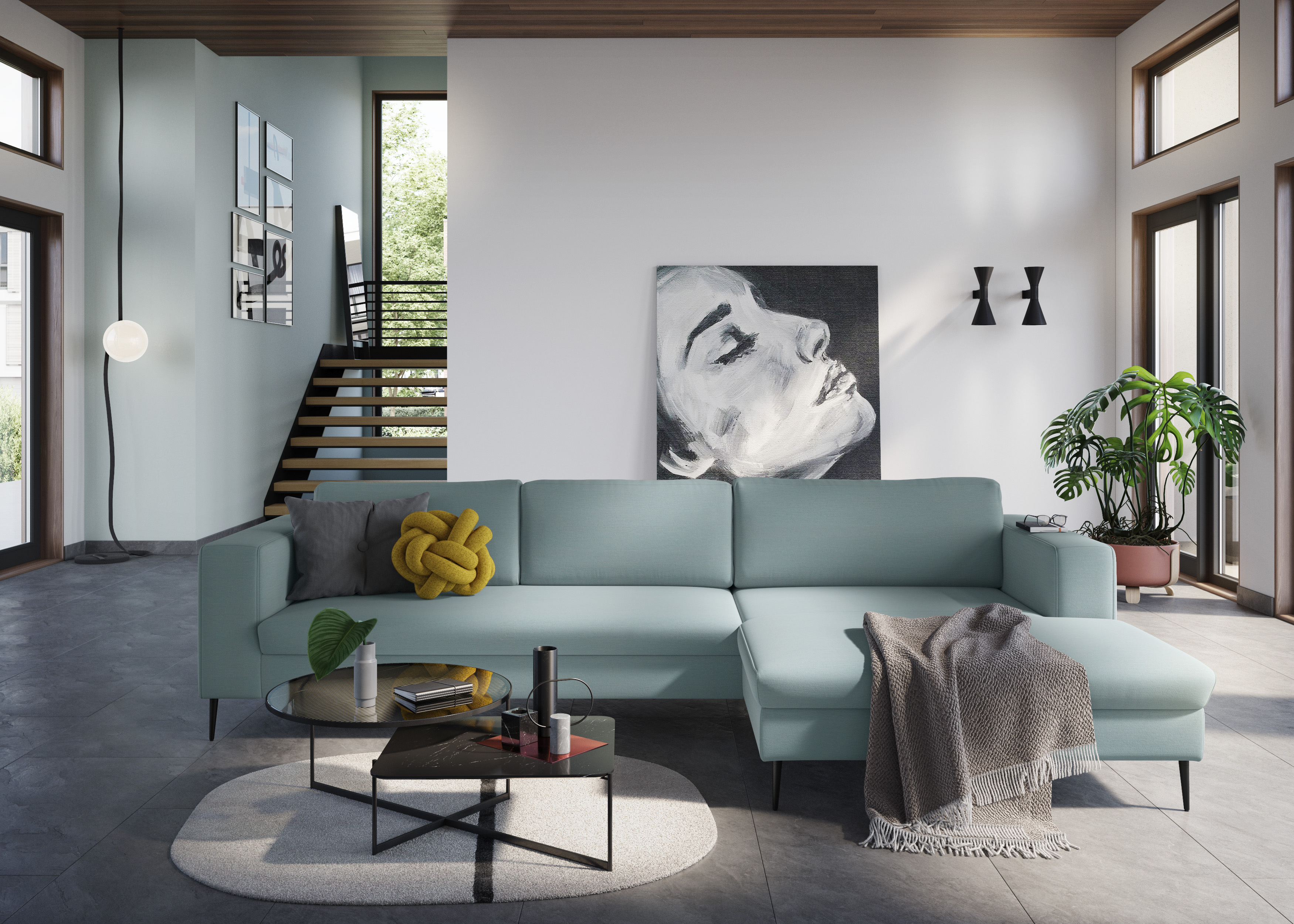 DOMO collection Ecksofa »Modica, zeitlos und elegant, L-Form«, moderne Opti günstig online kaufen