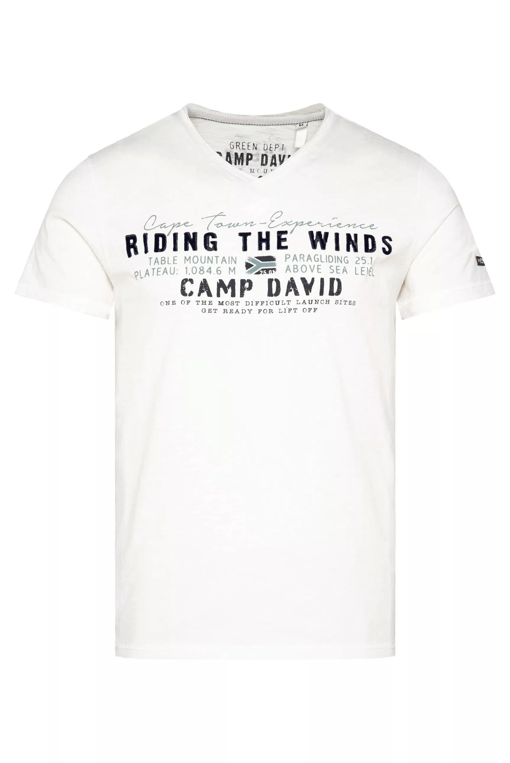 CAMP DAVID V-Shirt, aus Baumwolle günstig online kaufen