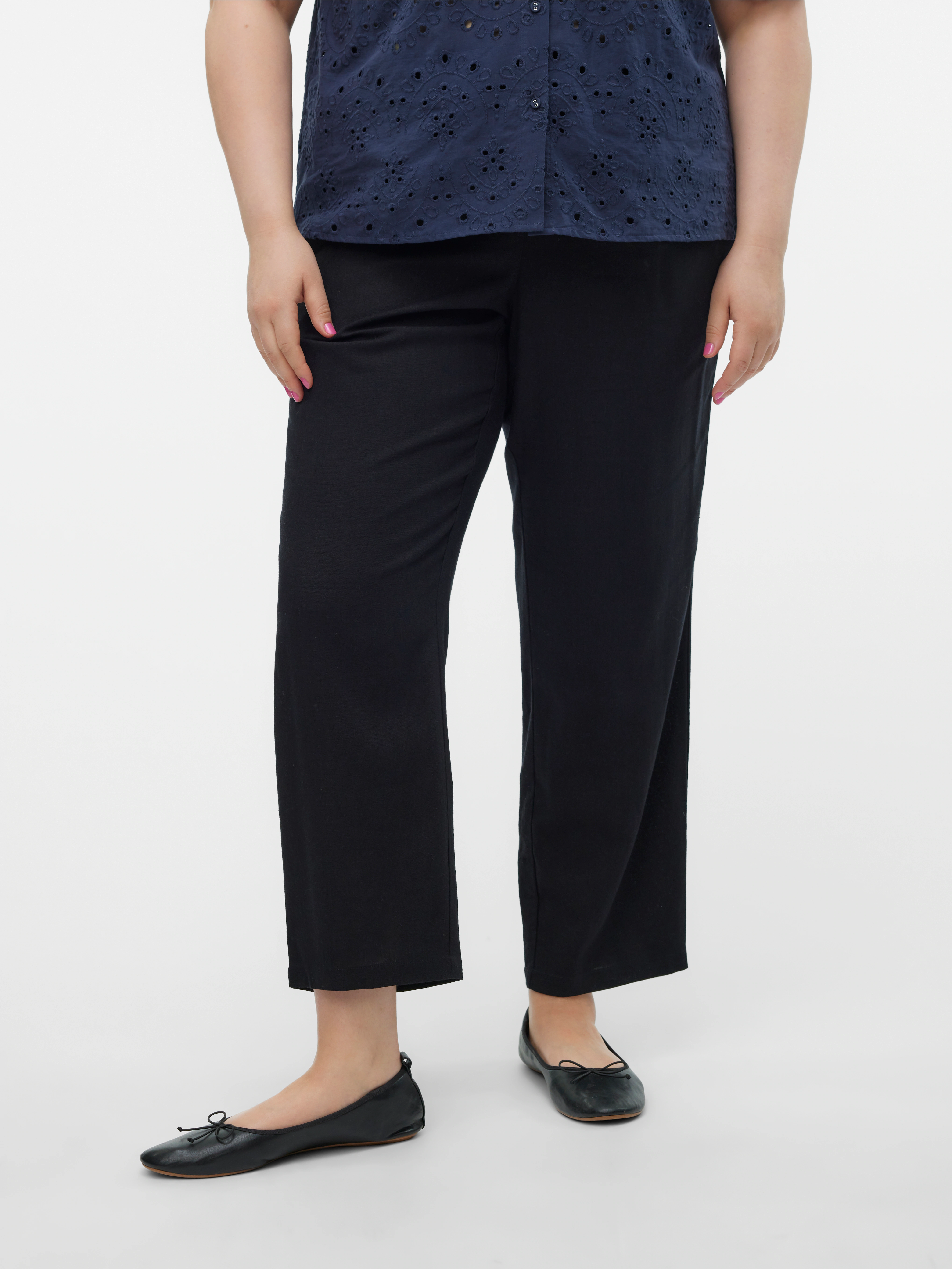 Vero Moda Curve Schlupfhose "VMJESMILO ANKLE PANTS WVN GA NOOS CUR" günstig online kaufen