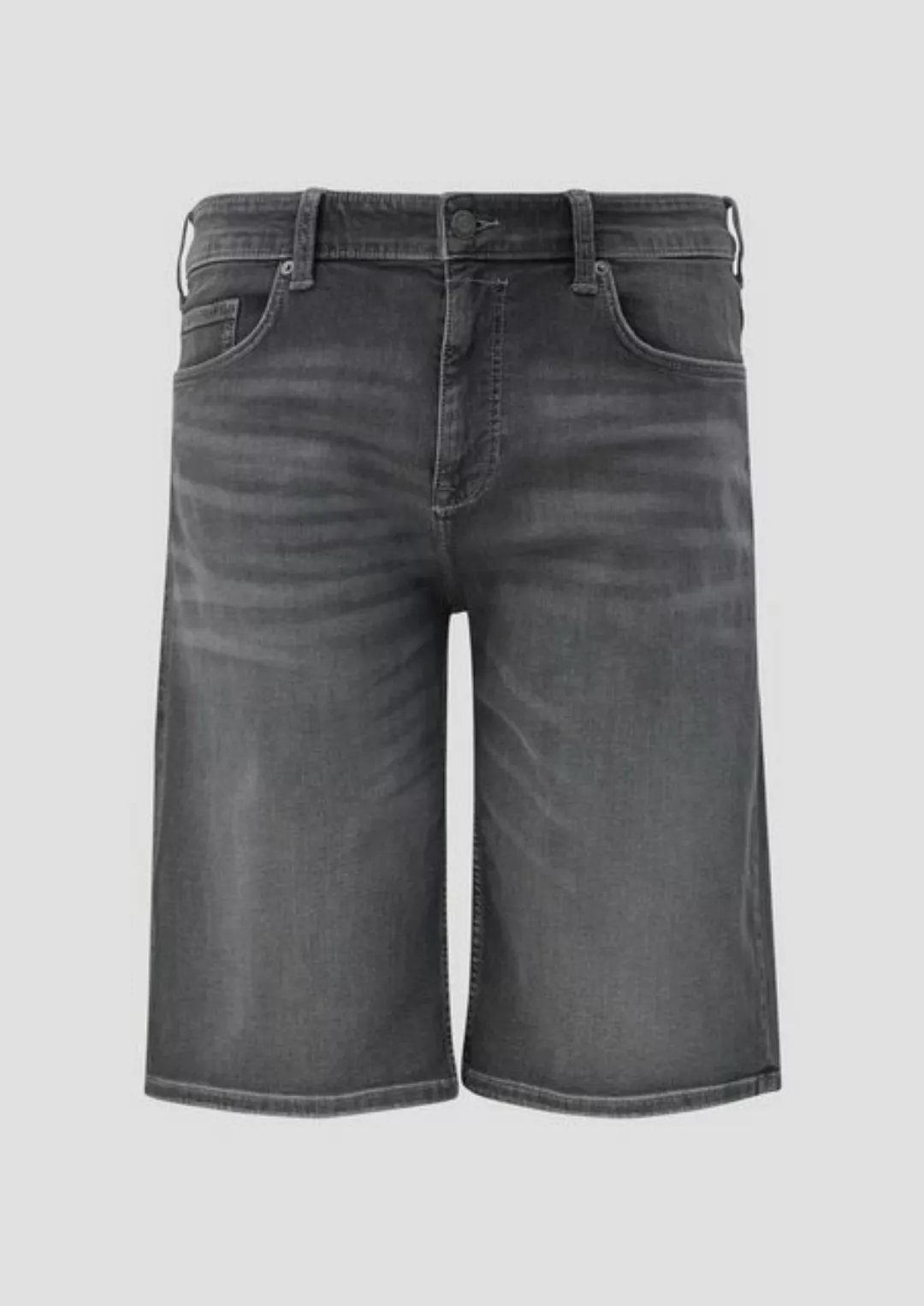 s.Oliver Stoffhose Jeans-Shorts / Relaxed Fit / High Rise / Straight Leg Wa günstig online kaufen