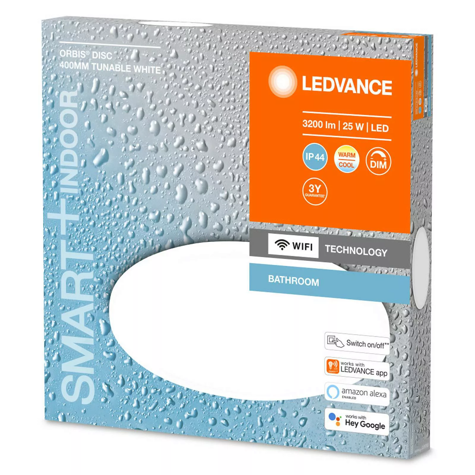 LEDVANCE SMART+ WiFi Orbis Disc, weiß, Ø 40 cm günstig online kaufen