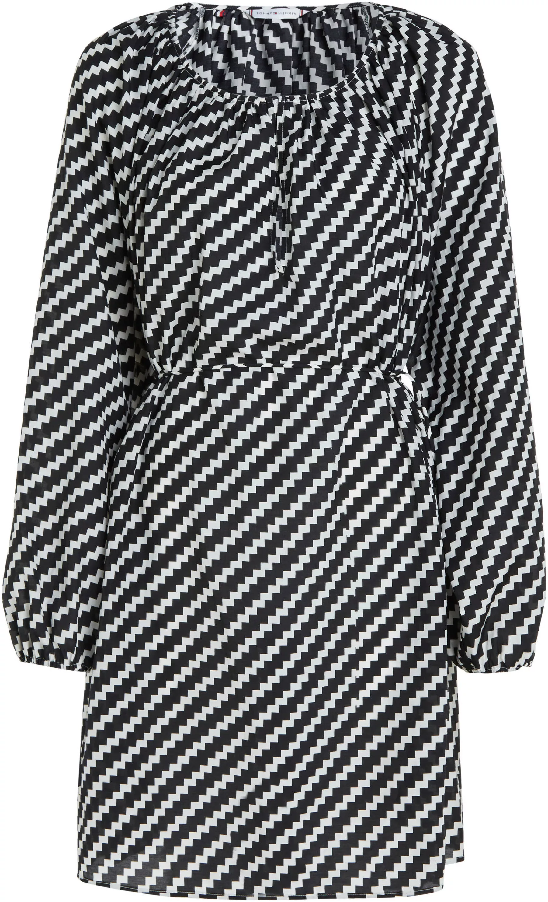 Tommy Hilfiger Curve Polokleid CRV SMD DETAIL FLUID KNEE DRESS mit Logopräg günstig online kaufen