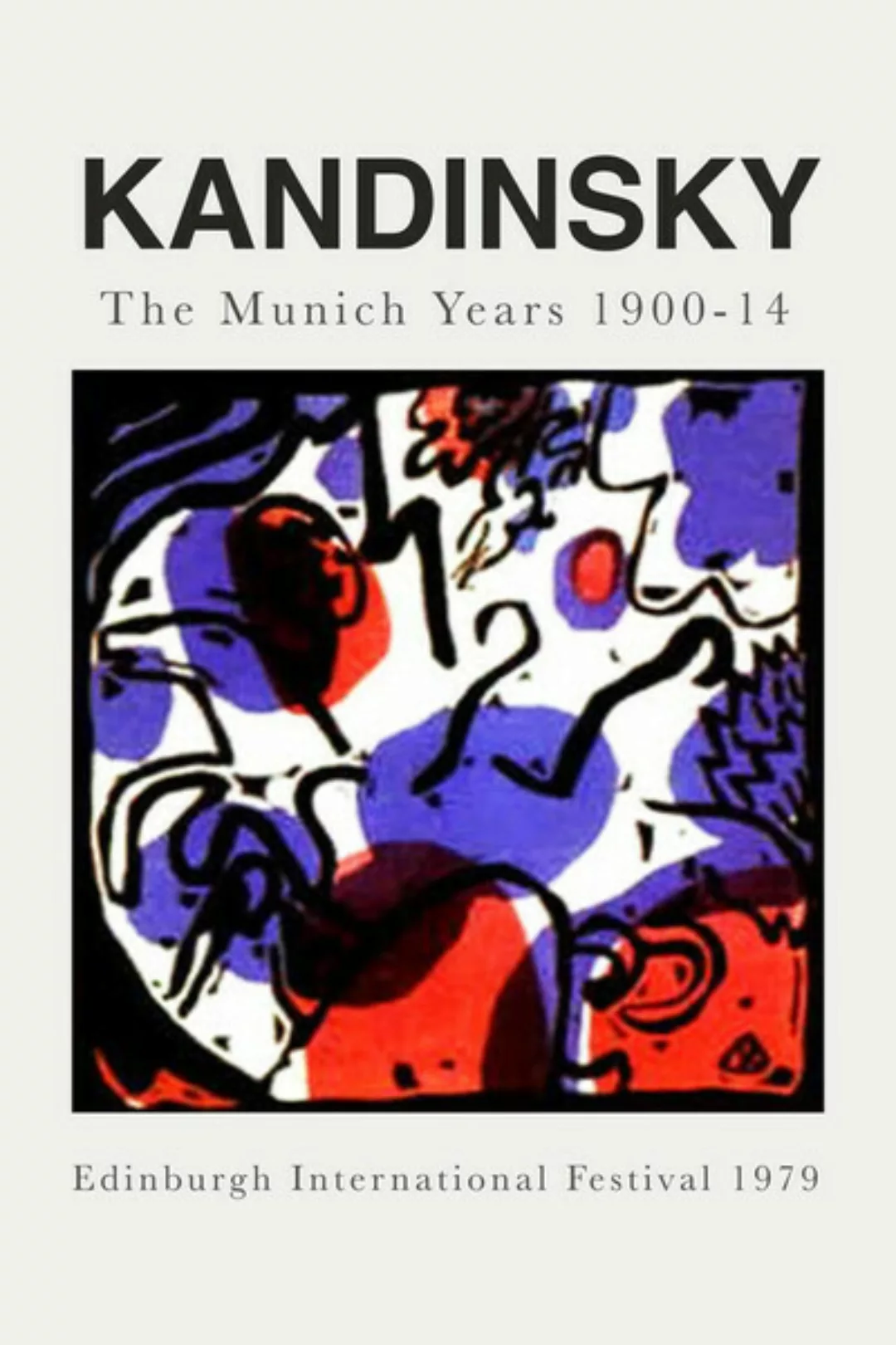 Poster / Leinwandbild - Kandinsky - The Munich Years 1900-14 günstig online kaufen