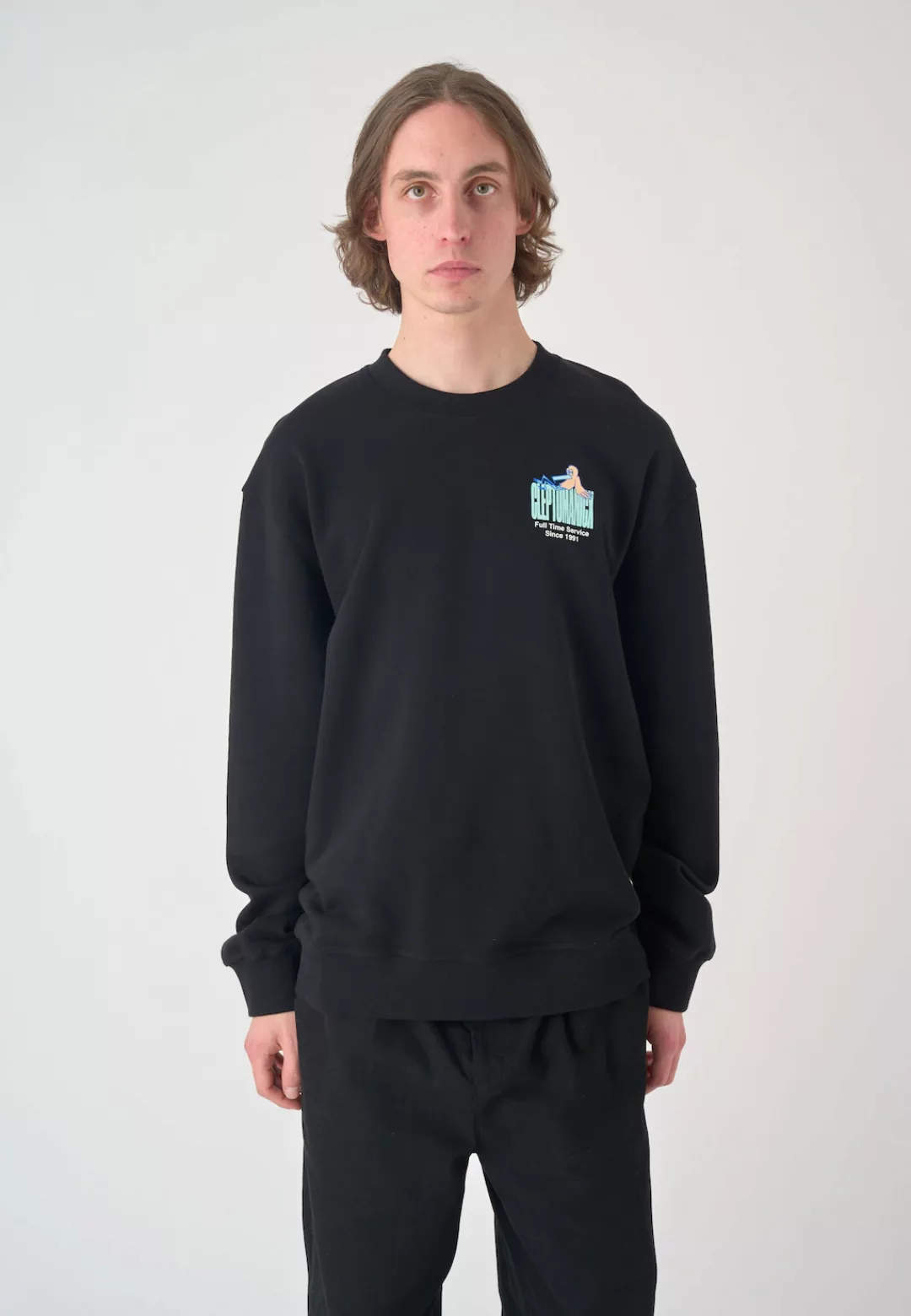 Cleptomanicx Sweatshirt "Full Time Service", mit coolem Rückenprint günstig online kaufen