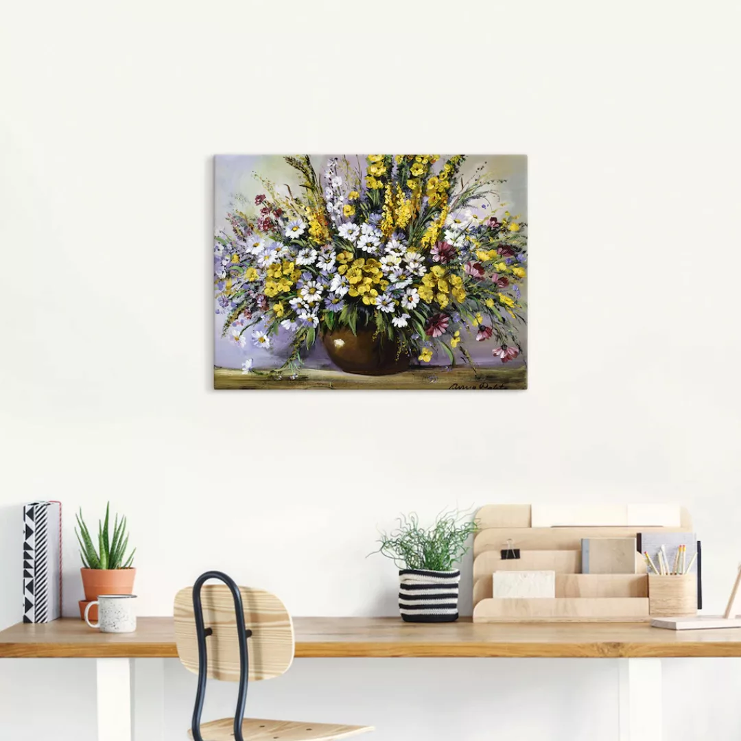 Artland Wandbild »Herrlichkeit von Gänseblümchen«, Blumen, (1 St.), als Lei günstig online kaufen
