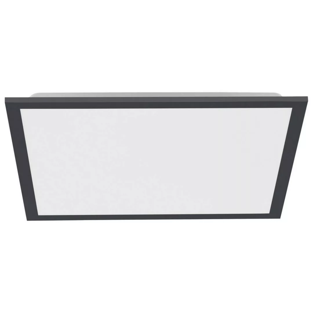 Just Light LED-Deckenpanel FLAT 14755-18 schwarz weiß Kunststoff Metall B/H günstig online kaufen