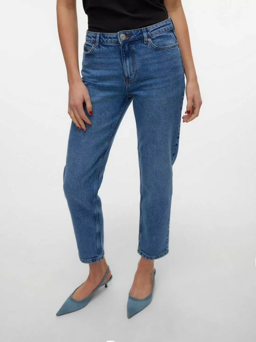 Vero Moda 5-Pocket-Jeans VMKYLA MR STRAIGHT J VI3413 NOOS günstig online kaufen