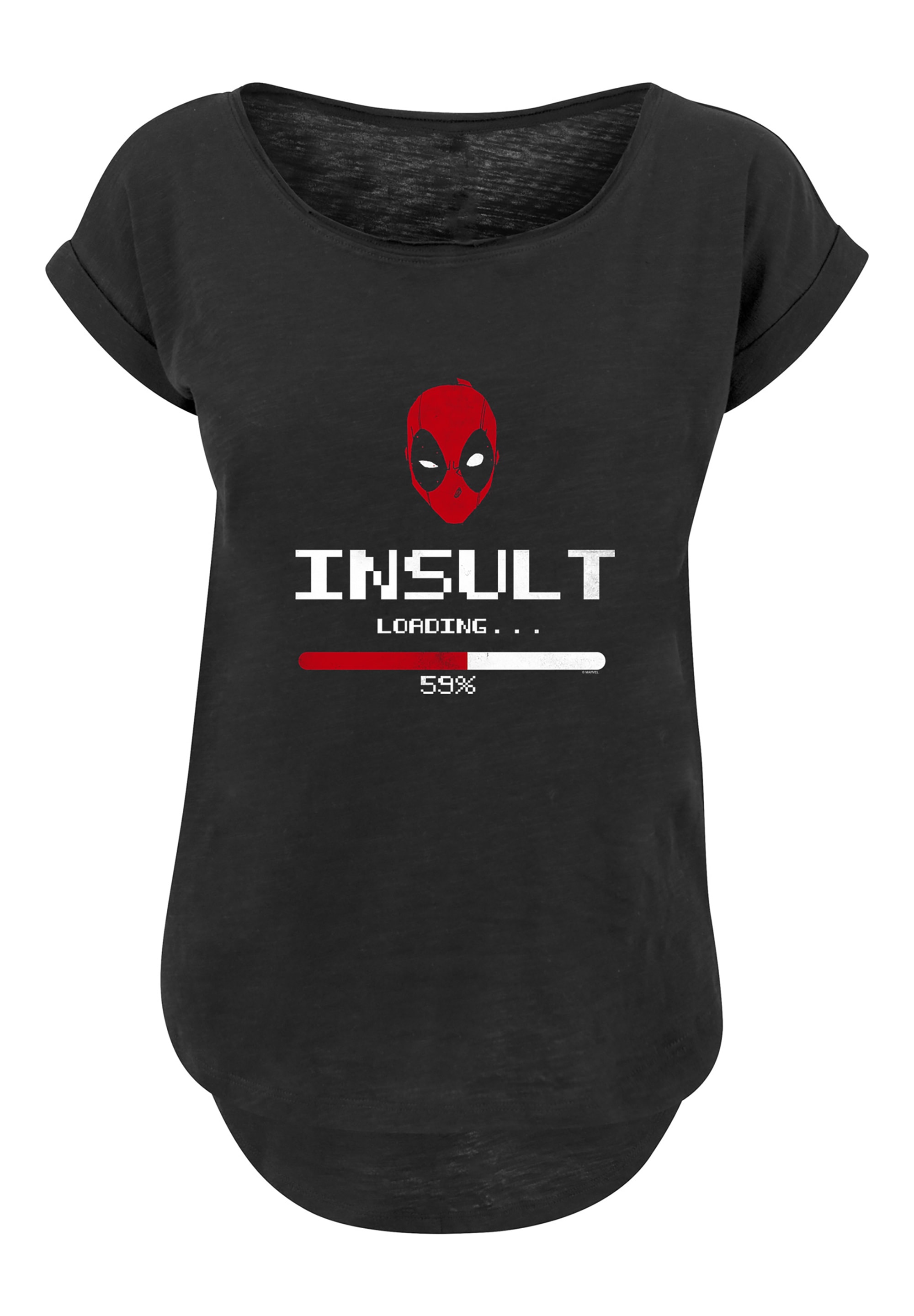 F4NT4STIC T-Shirt "Marvel Deadpool Insult Loading", Print günstig online kaufen