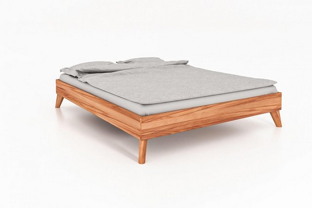 Natur24 Einzelbett Bett Gerg 3 Sonderlänge 100x190 Kernbuche ohne Kopfteil günstig online kaufen