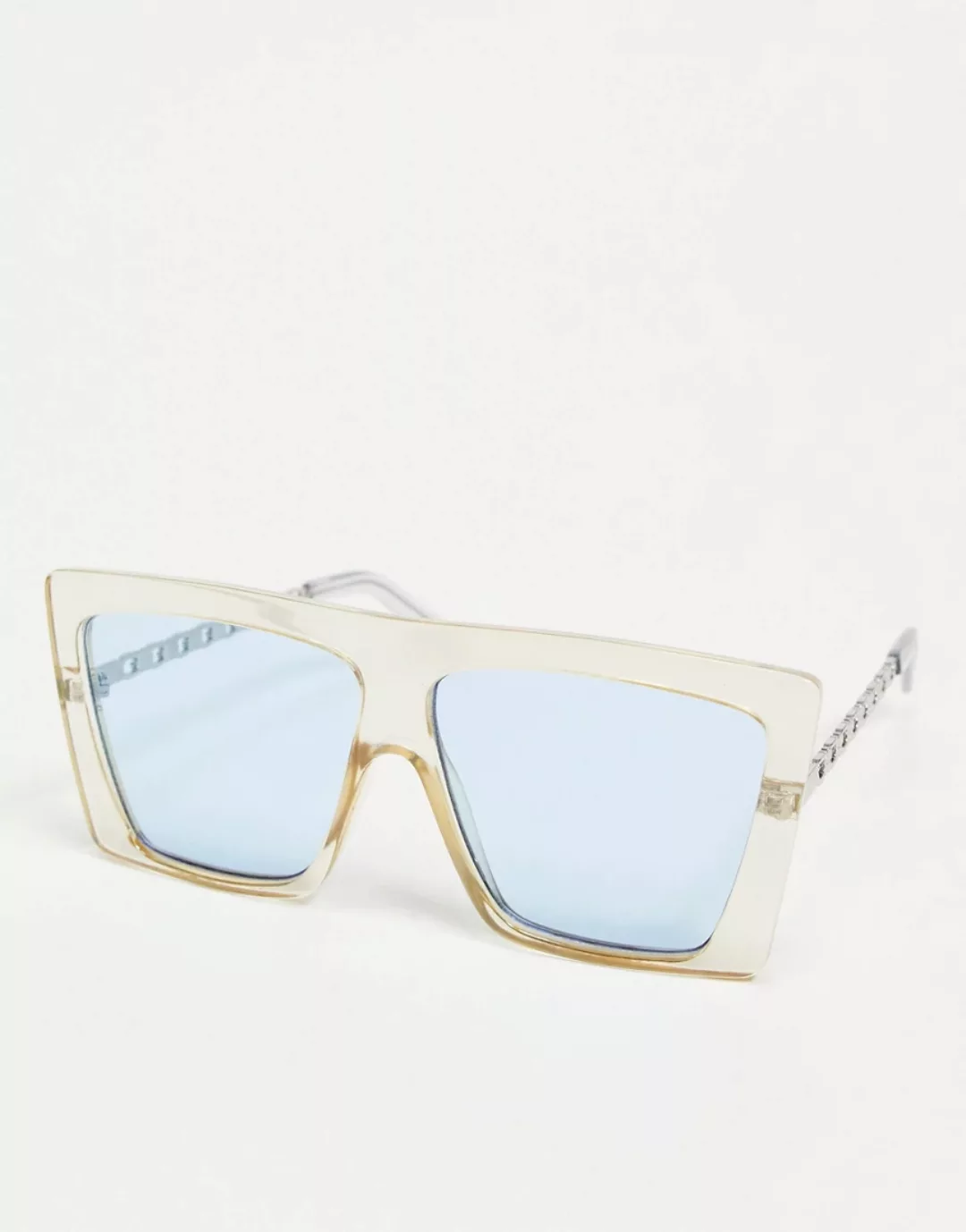 ASOS DESIGN – Oversize-Visor-Sonnenbrille mit recyceltem Kunststoffrahmen u günstig online kaufen
