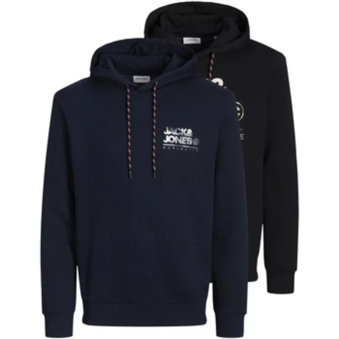 Jack & Jones  Sweatshirt Hoodie Luke Kapuzenpullover Doppelpack günstig online kaufen