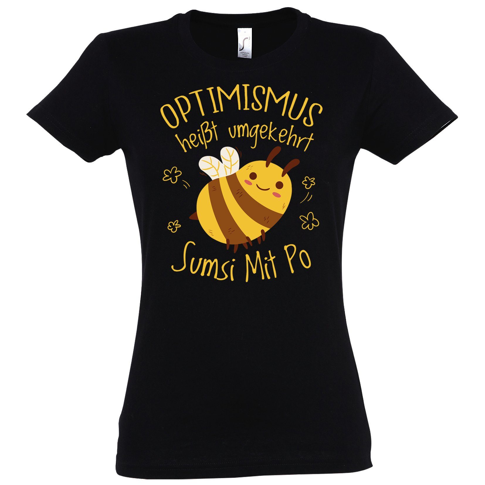 Youth Designz T-Shirt Optimismus heißt umgekehrt günstig online kaufen