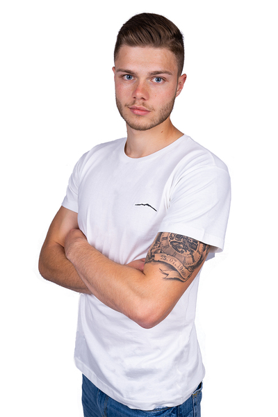 Herren T-shirt "Kili White" Aus Biobaumwolle günstig online kaufen