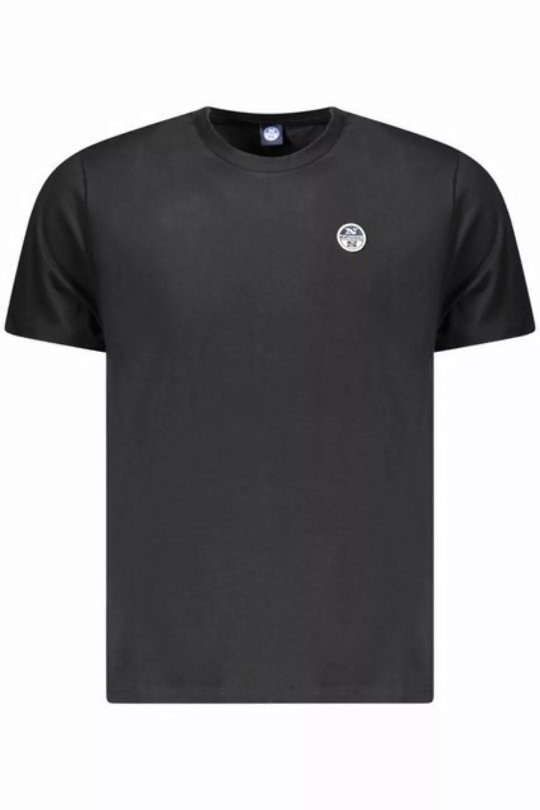 North Sails T-Shirt Herren Kurzarm T-Shirt Schwarz mit Rundhals und günstig online kaufen