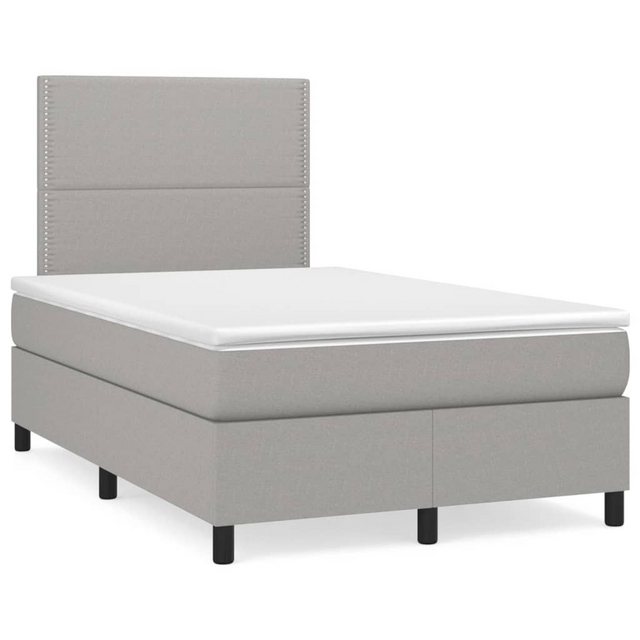 vidaXL Boxspringbett Bett Boxspringbett mit Matratze Stoff (120 x 200 cm, H günstig online kaufen