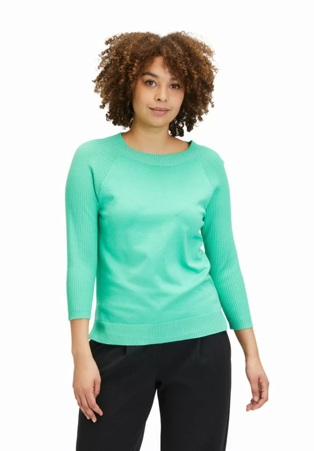 Betty Barclay Strickpullover Betty Barclay Feinstrickpullover mit Rippenstr günstig online kaufen