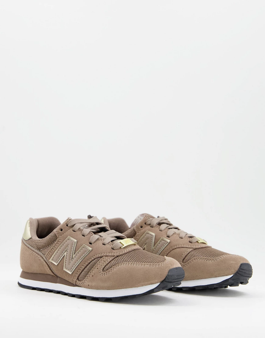 New Balance – 373 – Sneaker in Braun und Gold günstig online kaufen