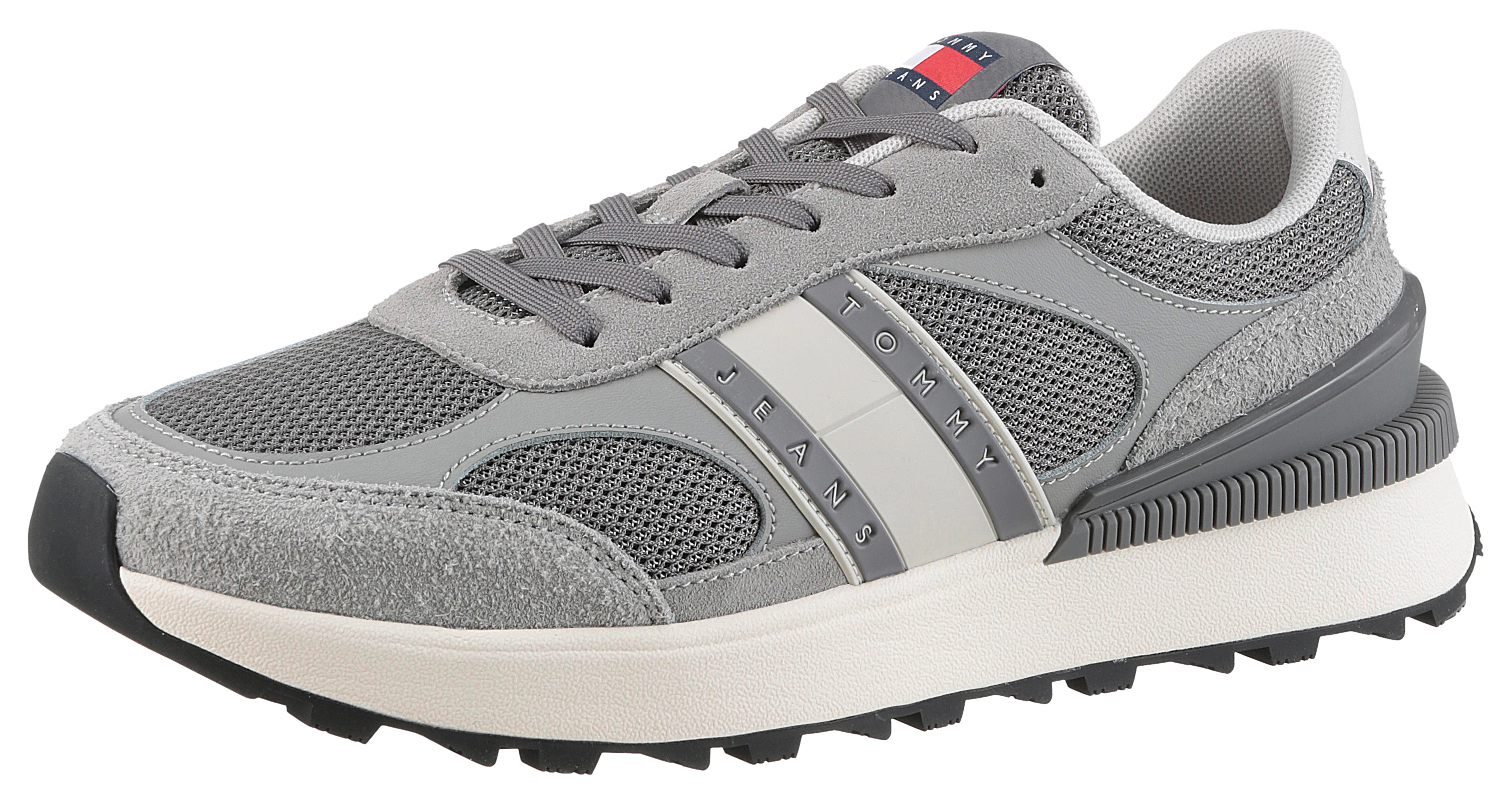 Tommy Jeans Plateausneaker "TJM TECHNICAL RUNNER ESS", Freizeitschuh, Halbs günstig online kaufen