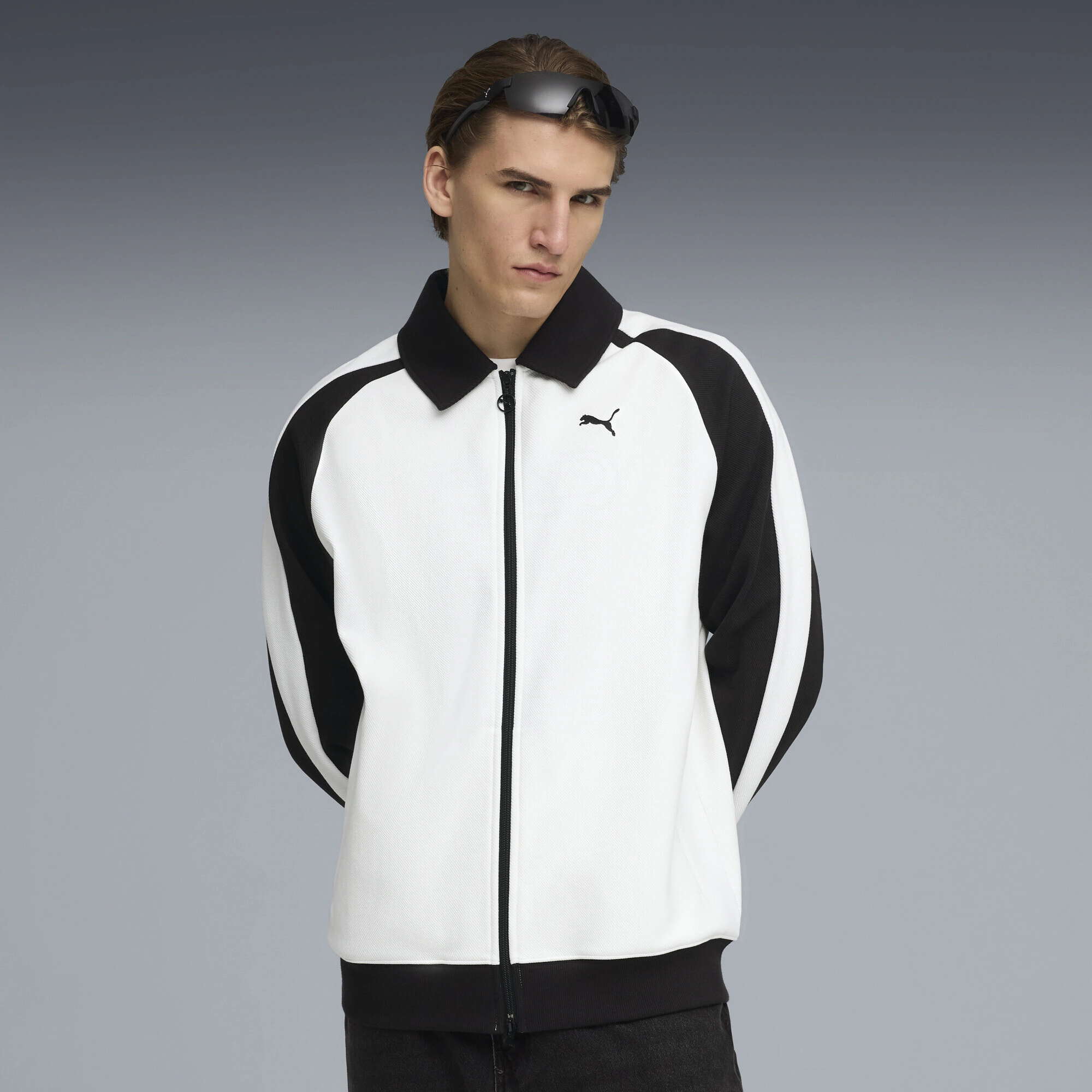 PUMA Sweatjacke "T7 Relaxed Wing Collar Trainingsjacke Erwachsene" günstig online kaufen