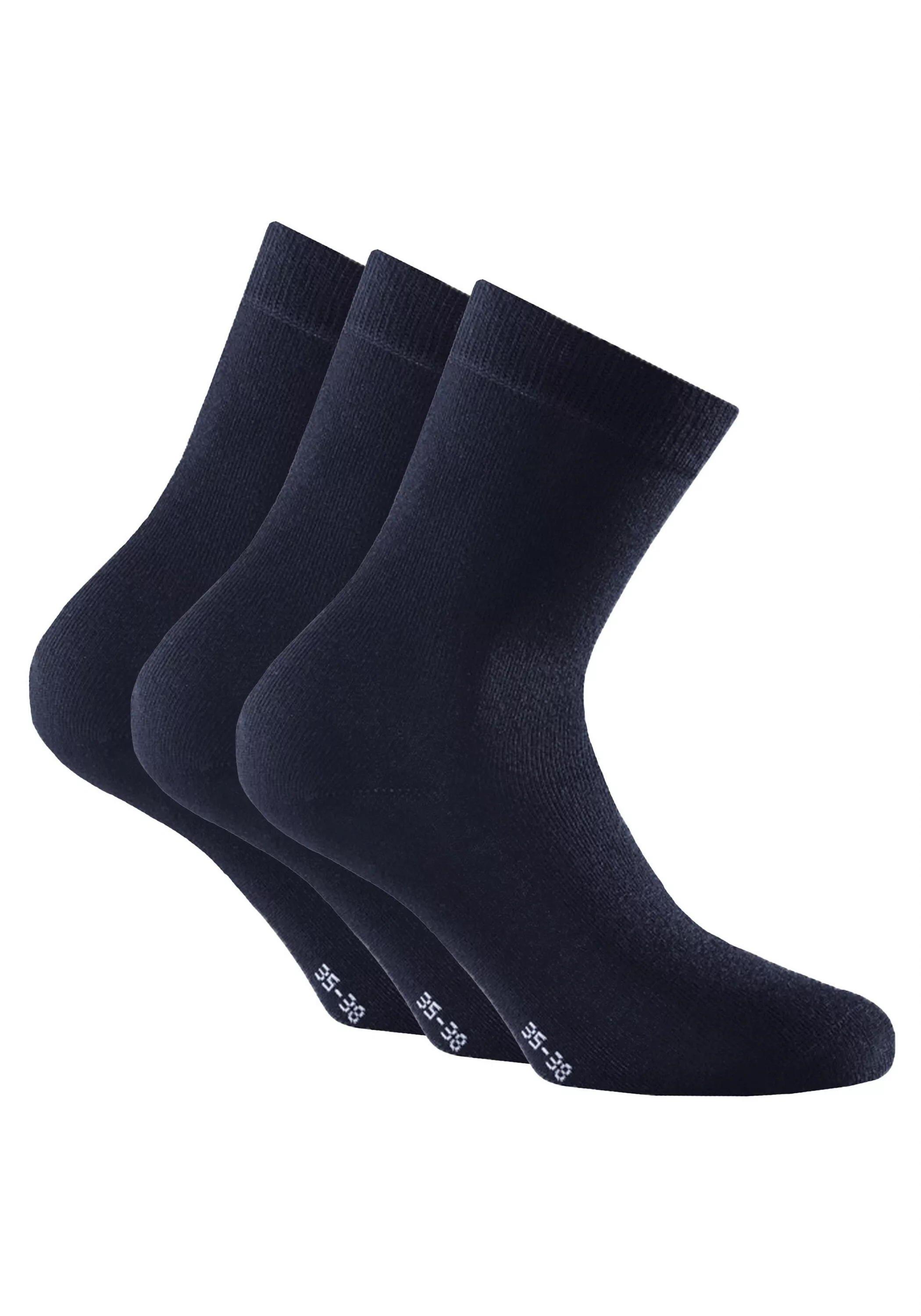 Rohner Socks Kurzsocken "Socken Basic Soft Touch 3er Pack" günstig online kaufen