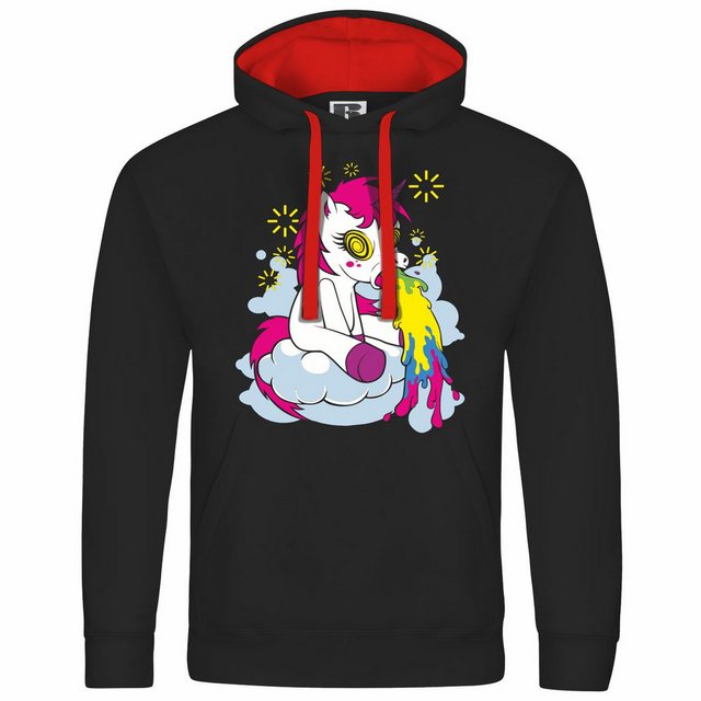 deinshirt Kapuzenpullover Herren Kapuzenpullover Kotzendes Einhorn Mit Prin günstig online kaufen