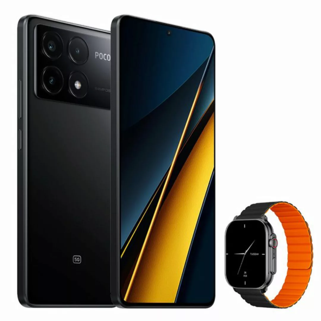 Xiaomi POCO X6 Pro 5G 12+512GB Smartphone & Smartwatch Handy (6.67 Zoll, 64 günstig online kaufen