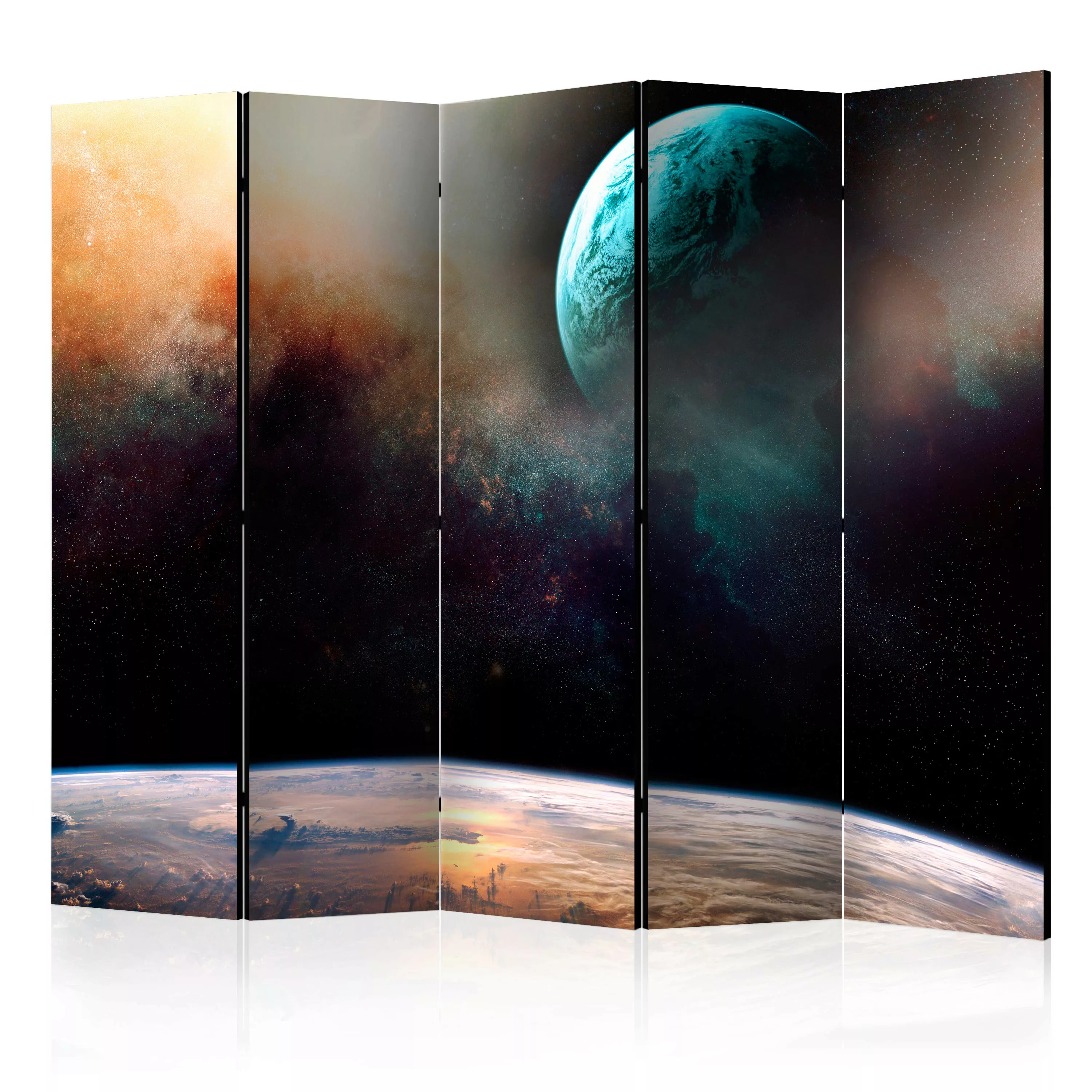 5-teiliges Paravent - Like Being On Another Planet Ii [room Dividers] günstig online kaufen