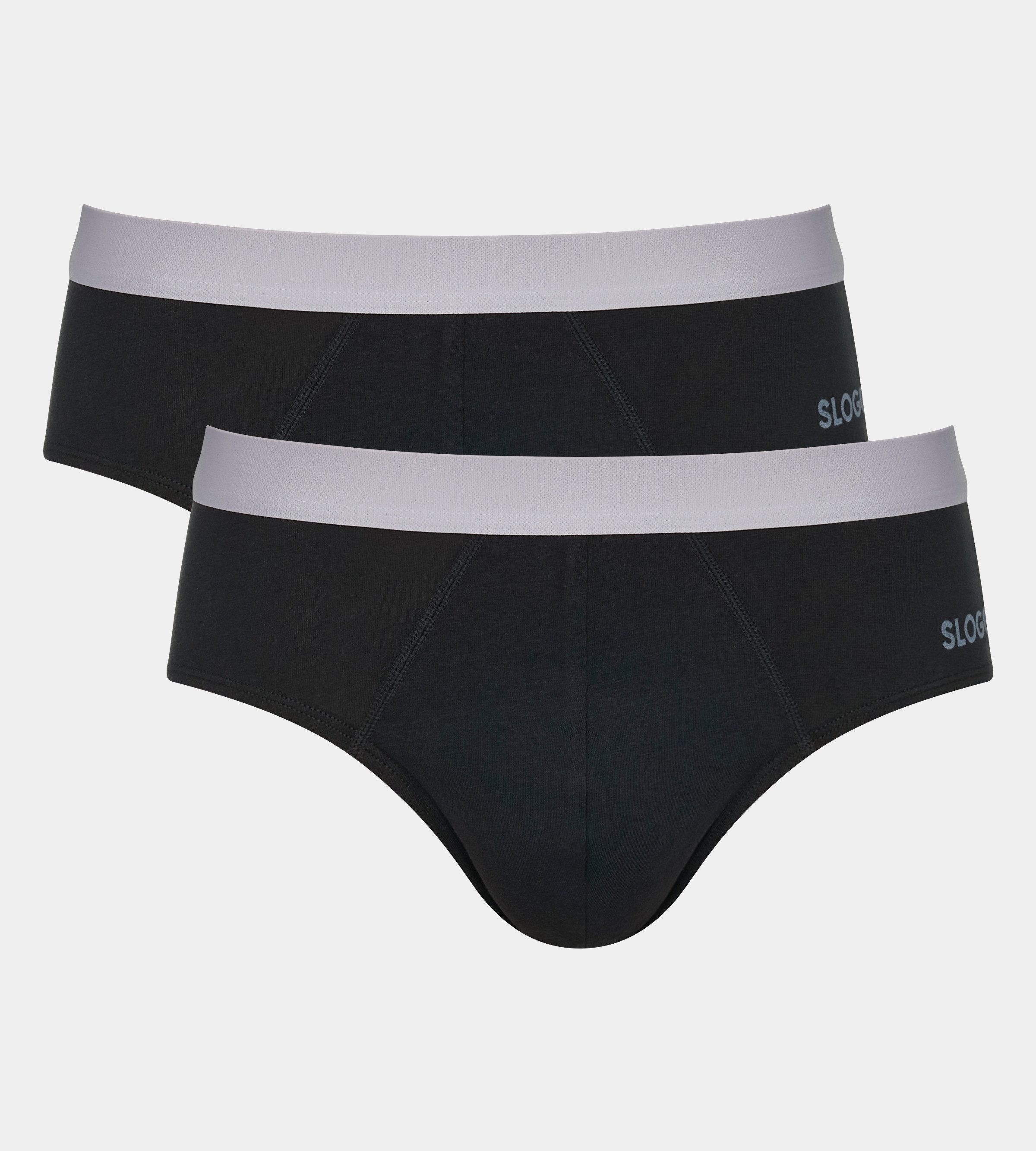 sloggi Slip "Men GO ABC 2.0", (2er Pack), schlicht, Baumwollmix, elastisch, günstig online kaufen