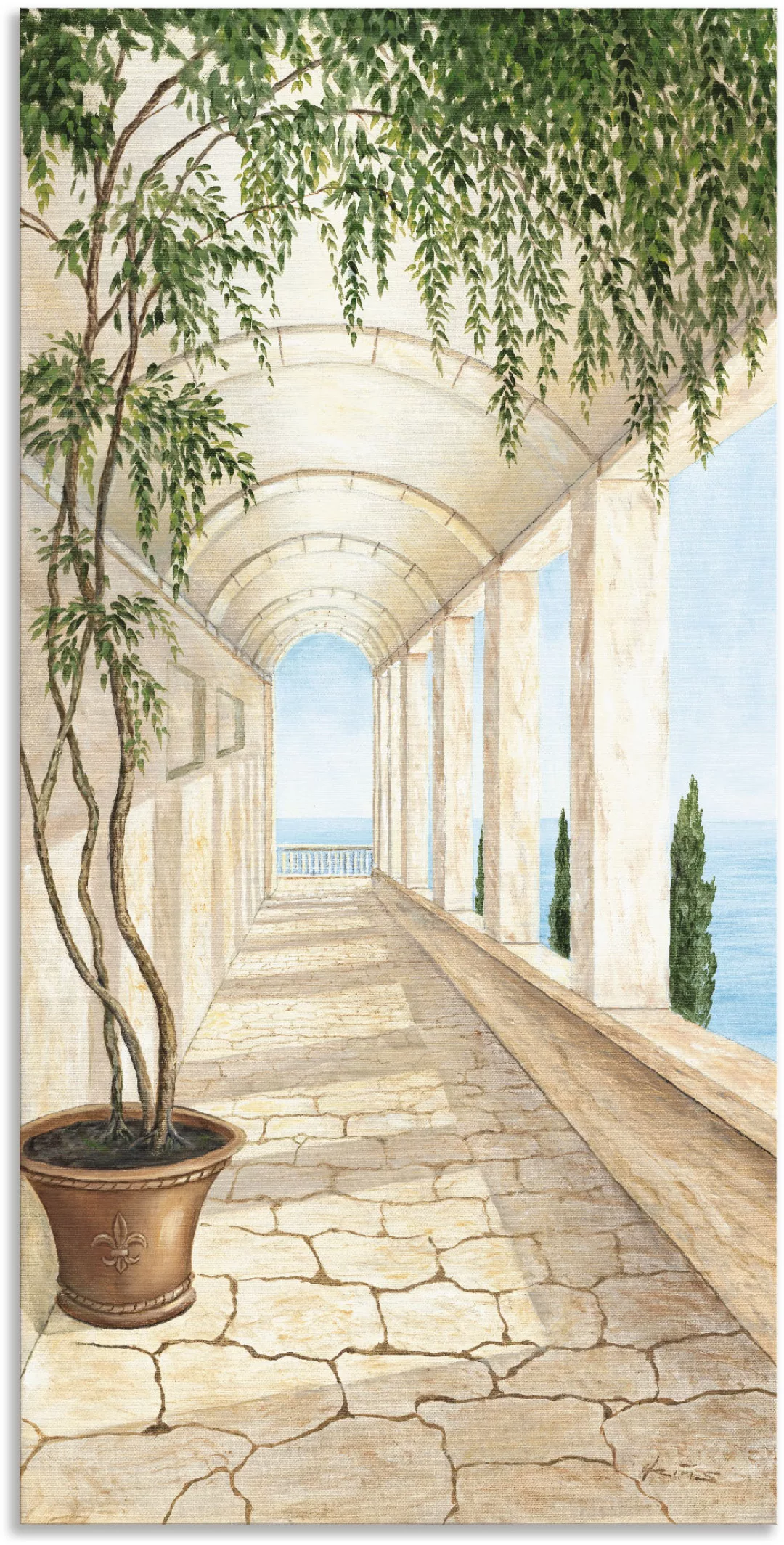 Artland Wandbild »Capri«, Gebäude, (1 St.), als Alubild, Outdoorbild, Leinw günstig online kaufen