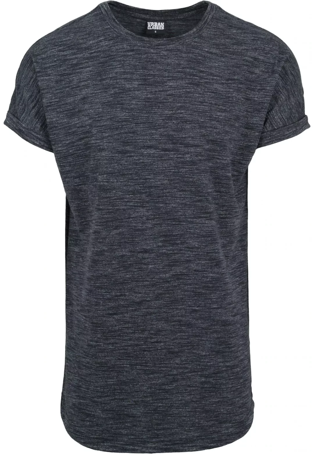 URBAN CLASSICS T-Shirt "Urban Classics Herren Long Space Dye Turn Up Tee" günstig online kaufen