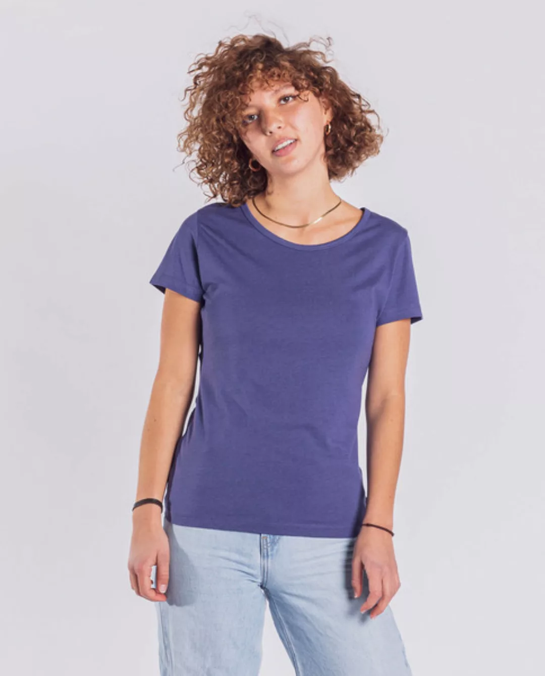 Damen T-shirt Aus Bio-baumwolle/modal - Classic Modal - Blau günstig online kaufen