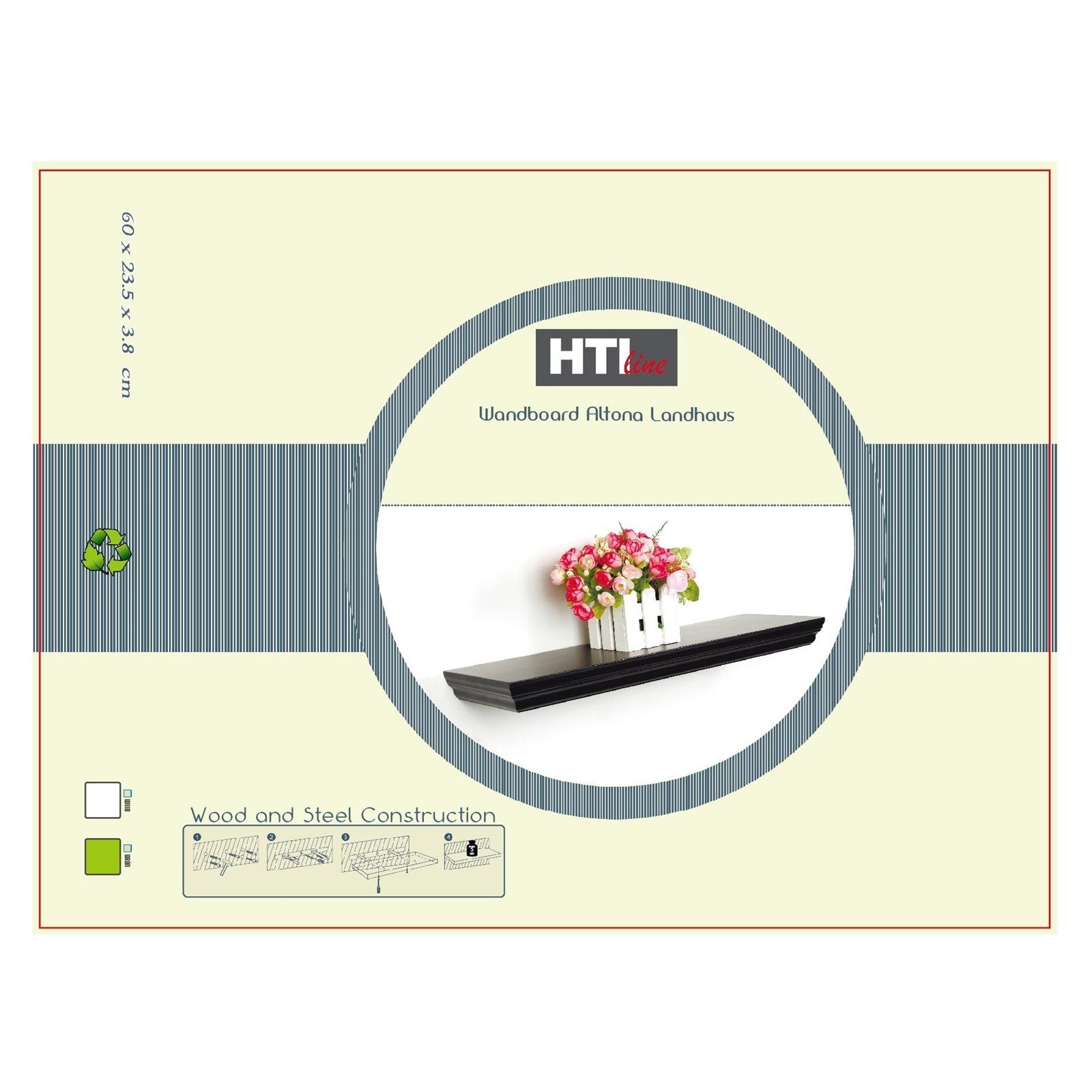 HTI-Line Wandboard Wandboard Altona Landhaus 60, günstig online kaufen