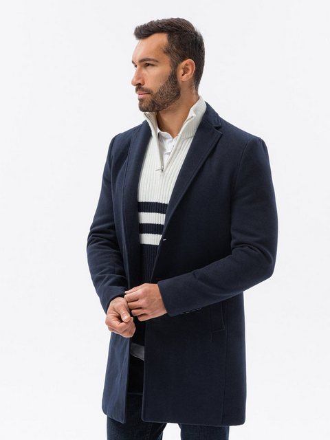 OMBRE Kurzmantel Klassischer Herrenmantel - navy blau V4 C536 XL günstig online kaufen