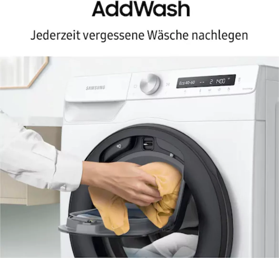 Samsung Waschmaschine »WW80T654ALX«, WW6500T INOX, WW80T654ALX, 8 kg, 1400 günstig online kaufen