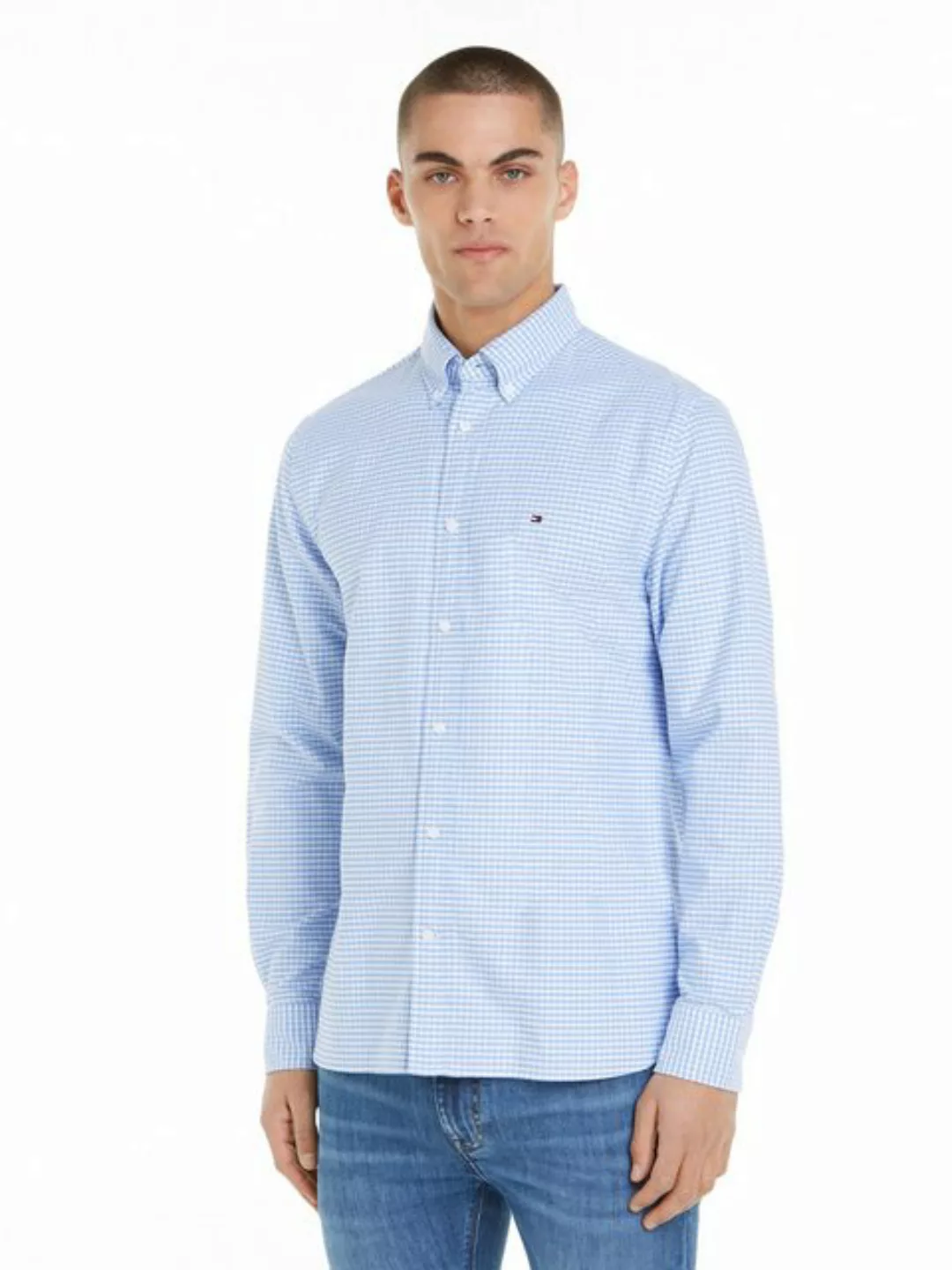 Tommy Hilfiger Langarmhemd HERITAGE OXFORD GINGHAM RF SHIRT mit modischem K günstig online kaufen