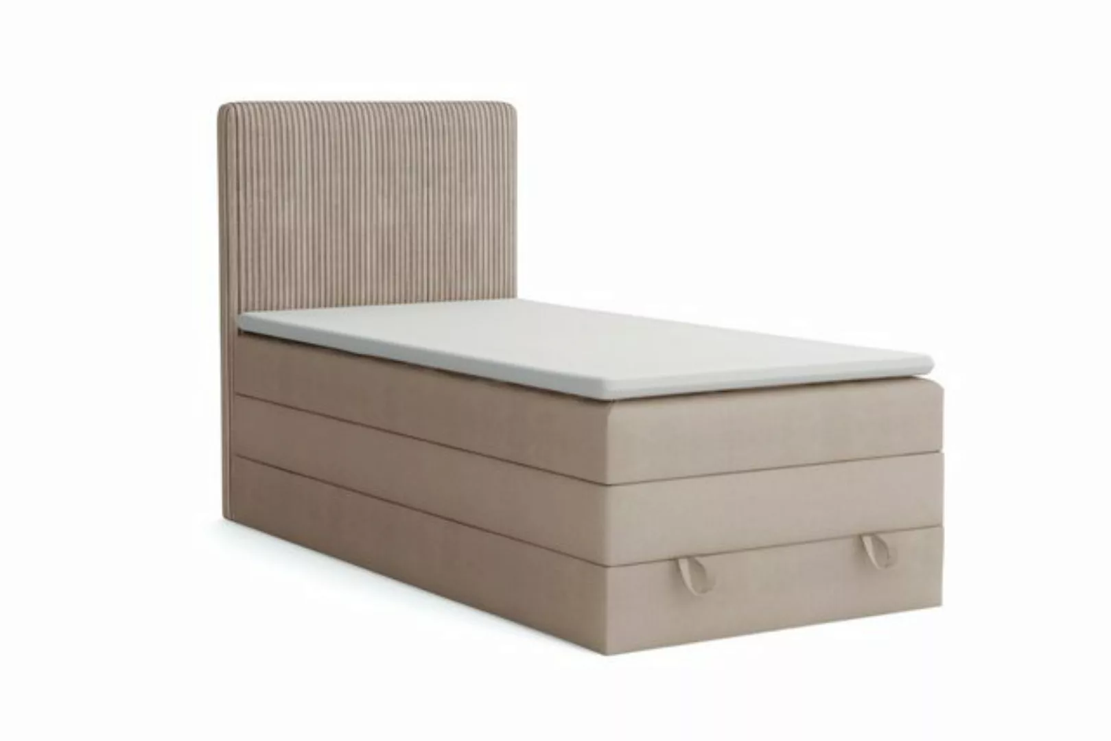 Deine Möbel 24 Boxspringbett ORO Boxbett Einzelbett Polsterbett Jugendbett günstig online kaufen