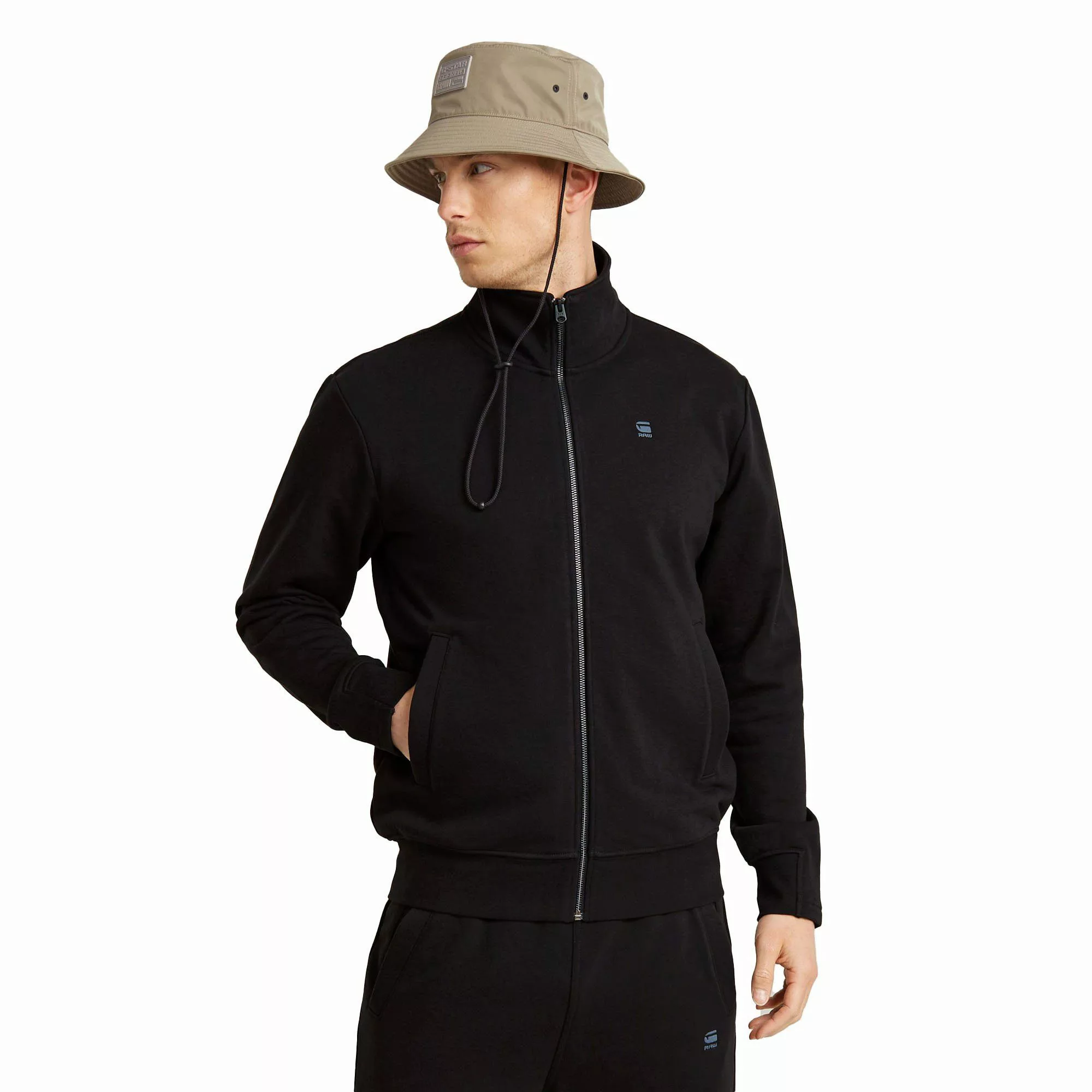 G-STAR Sweatshirt Herren Sweatjacke Baumwollmischung Nifous günstig online kaufen