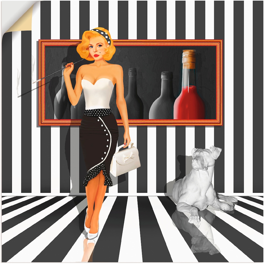 Artland Wandbild "Serie", Frau, (1 St.), als Leinwandbild, Wandaufkleber in günstig online kaufen