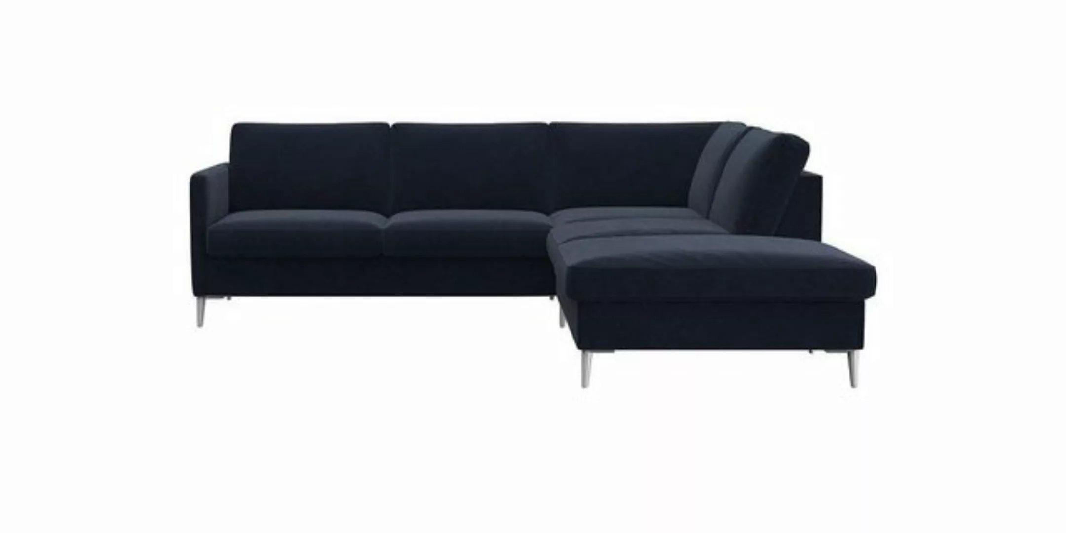 FLEXLUX Ecksofa Fiore, L-Form, schmale Armlehnen, Kaltschaum im Sitz, Füße günstig online kaufen