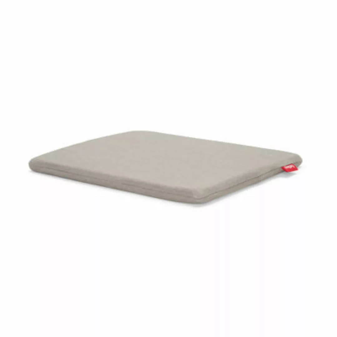 Outdoor-Kissen  textil grau beige / Für Hocker Concrete Seat - Olefin-Stoff günstig online kaufen