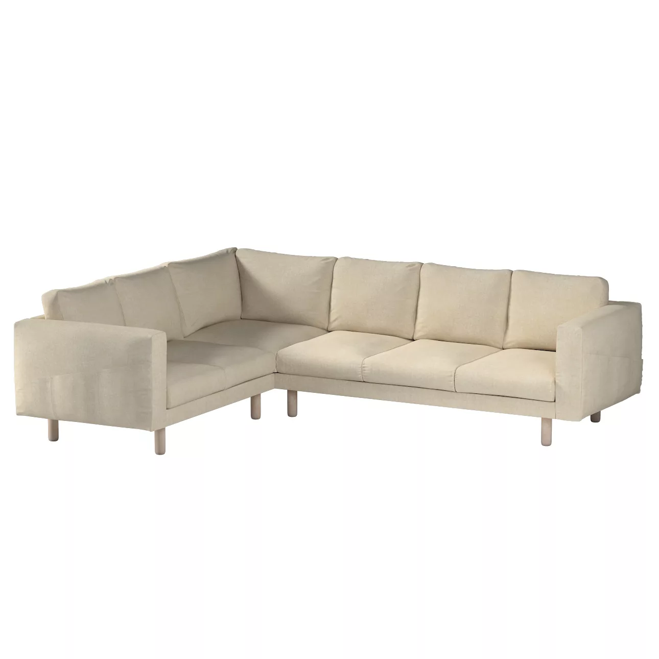 Bezug für Norsborg 5-Sitzer Ecksofa, grau-beige, Norsborg 5-Sitzer Ecksofab günstig online kaufen