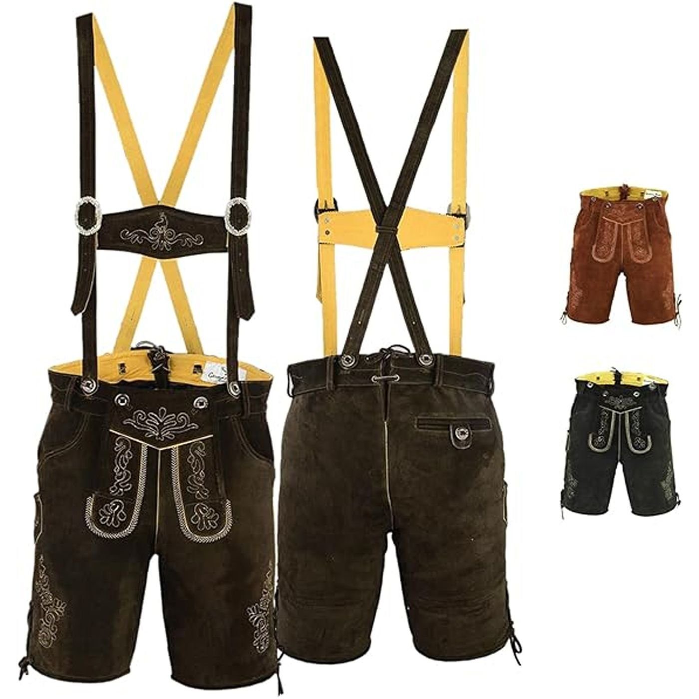 German Wear Trachtenlederhose GW720 kurze trachtenhose günstig online kaufen