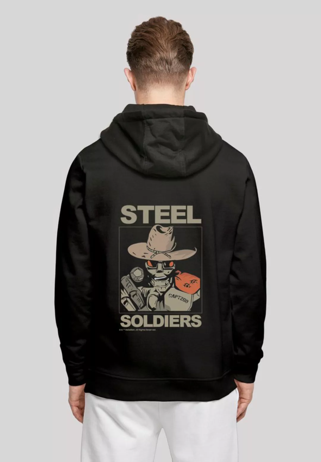 F4NT4STIC Kapuzenpullover "Retro Gaming STEEL SOLDIERS", Print günstig online kaufen