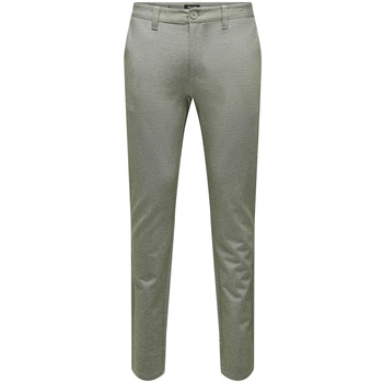 Only & Sons Herren Chino Hose ONSMARK 0209 - Slim Fit - Olive günstig online kaufen